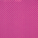 Tissu à imprimé rustique à pois 3mm en fuchsia - Ribes y Casals