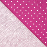 Tissu à imprimé rustique à pois 3mm en fuchsia - Ribes y Casals