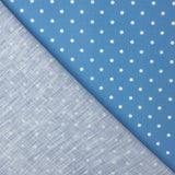 Tissu imprimé rustique à pois 3mm en bleu - Ribes y Casals