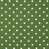 Tissu à imprimé rustique à pois 7mm en vert olive - Ribes y Casals