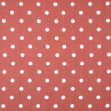 Tissu imprimé rustique à pois 7mm en orange brûlé - Ribes y Casals