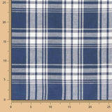 Viyela Tableau Kansas Bleu-Blanc - Ribes y Casals