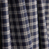 Viyela Carré Boston Bleu marine-Gris - Ribes y Casals