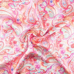 Satin de Soie Naturelle Savona Rose - Ribes y Casals