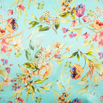 Satin de Soie Naturelle Bleu Crémone - Ribes y Casals