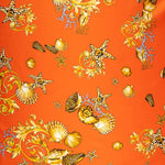 Satin de Soie Naturelle Portofino Corail Intense - Ribes y Casals