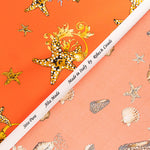 Satin de Soie Naturelle Portofino Corail Intense - Ribes y Casals