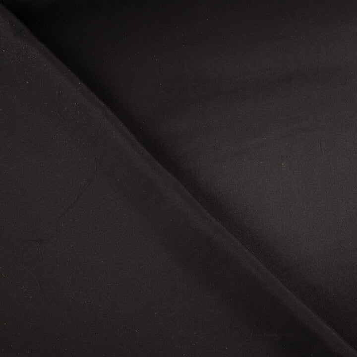 Satin de tissu de soie naturel noir - Ribes y Casals