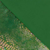 Velours Spandex Serpent Vert - Ribes y Casals