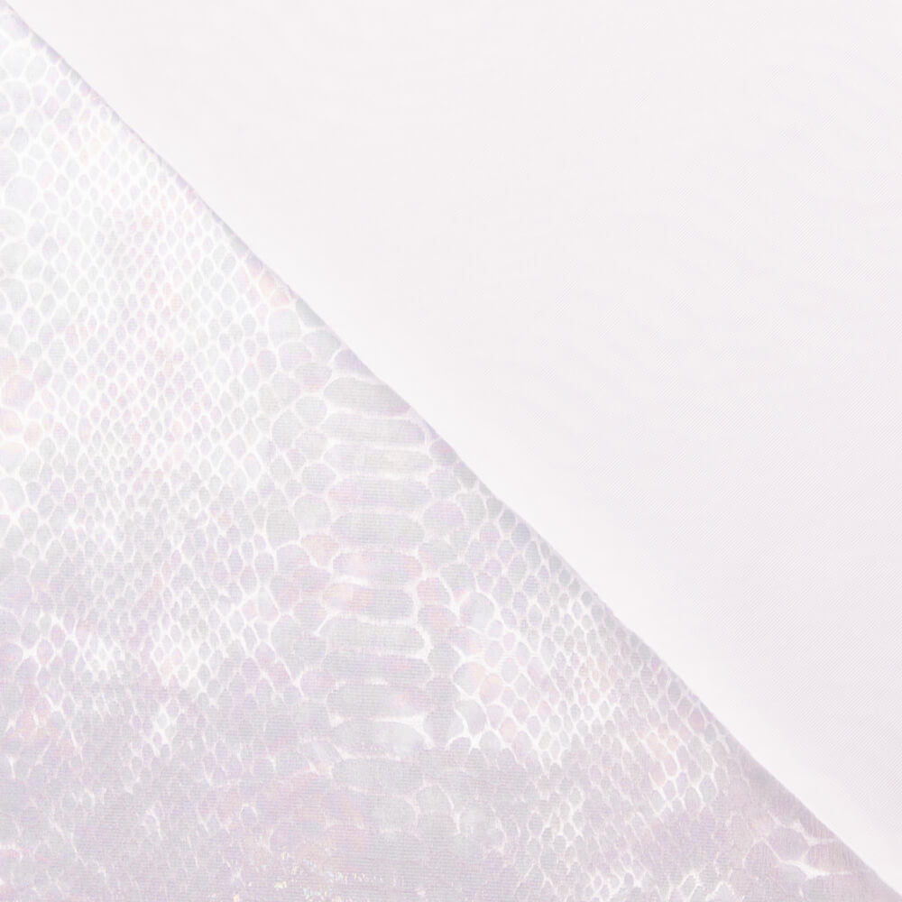 Velours Spandex Serpent Blanc - Ribes y Casals