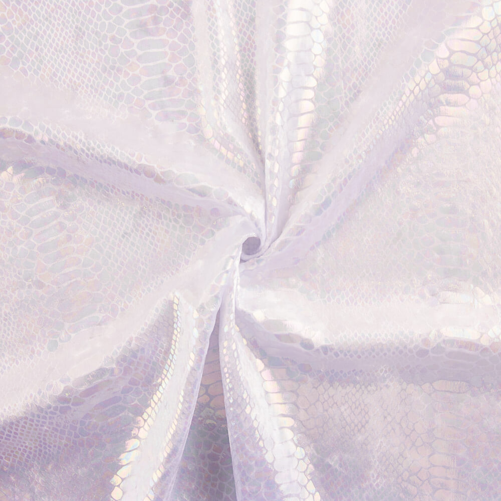 Velours Spandex Serpent Blanc - Ribes y Casals