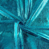 Velvet Spandex Lizard Bleu Turquoise - Ribes y Casals