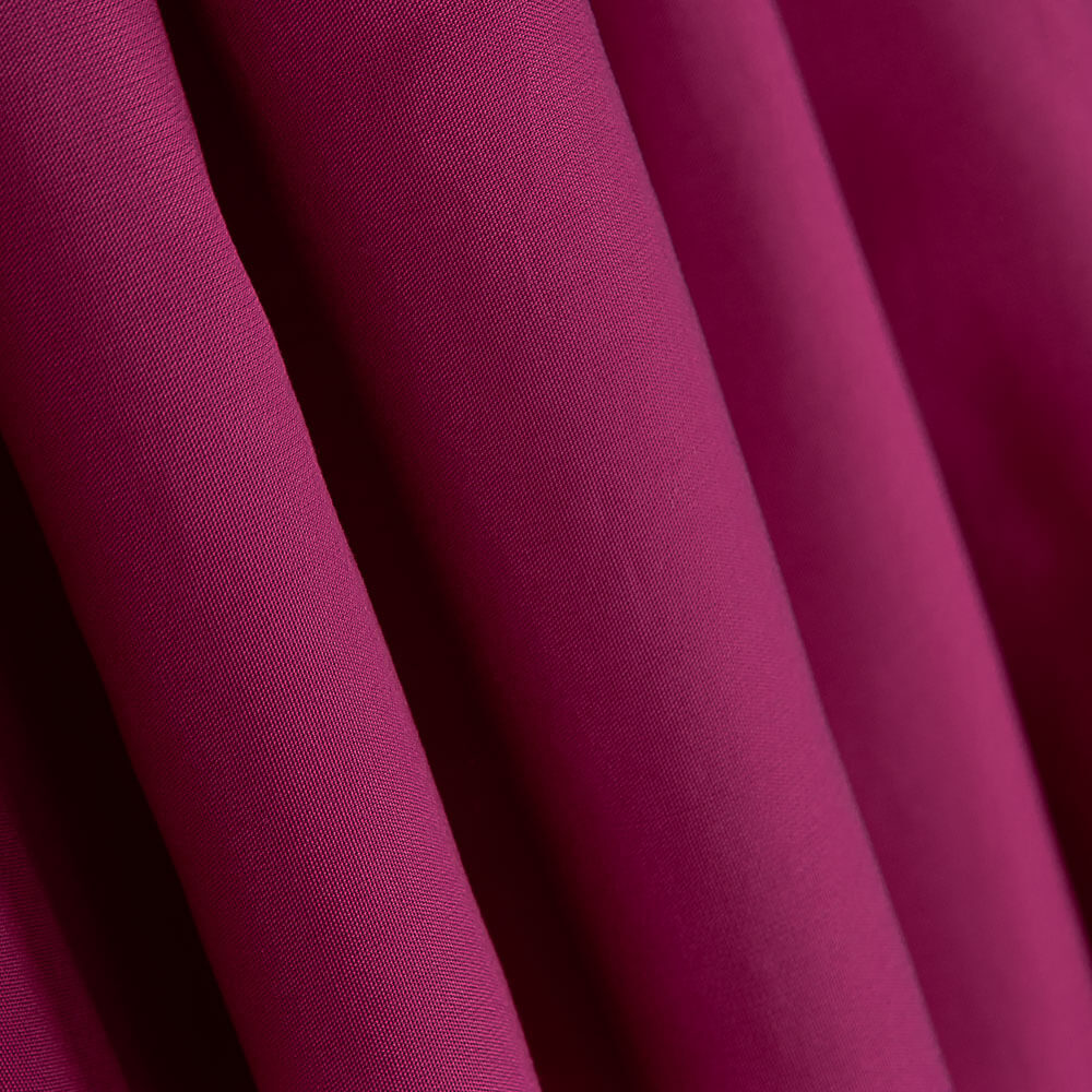 Tissu Tencel Rouge fraise - Ribes y Casals