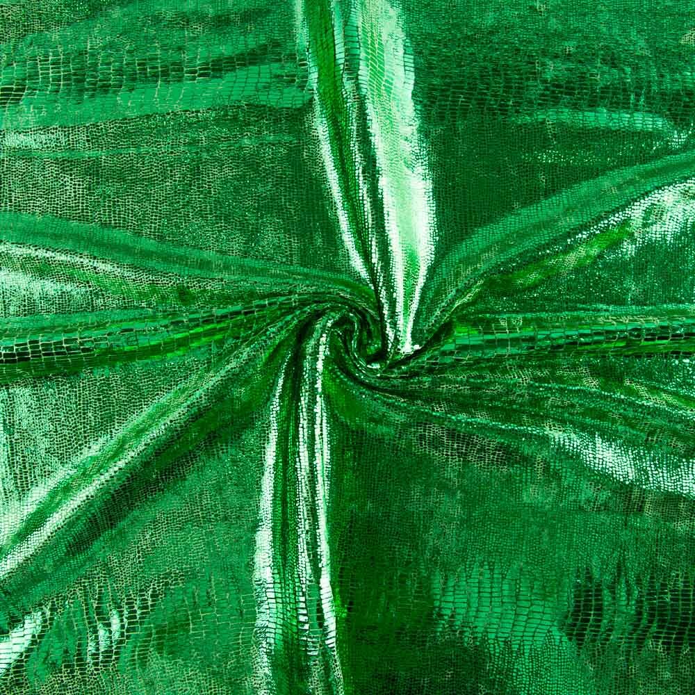 Velvet Spandex Lizard Vert - Ribes y Casals