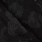 Châle brodé noir Tencel Black - Ribes y Casals