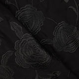 Châle brodé noir Tencel Black - Ribes y Casals