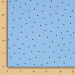 Crêpe Polyester Great Drape Mini Polka Dots Blue - Ribes y Casals