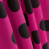 Polyester crêpé Great Drape Polka Dots 33mm Fuchsia - Ribes y Casals