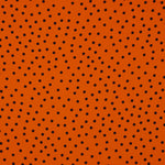Polyester crêpé Great Drape Polka Dots 7mm Orange - Ribes y Casals