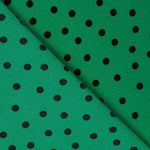 Polyester crêpé Great Drape Polka Dots 7mm Vert - Ribes y Casals
