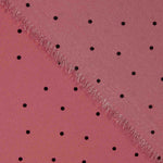 Crêpe Polyester Great Drape Mini Polka Dots Pink - Ribes y Casals