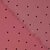 Crêpe Polyester Great Drape Mini Polka Dots Pink - Ribes y Casals