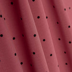 Crêpe Polyester Great Drape Mini Polka Dots Pink - Ribes y Casals