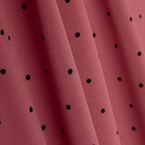 Crêpe Polyester Great Drape Mini Polka Dots Pink - Ribes y Casals
