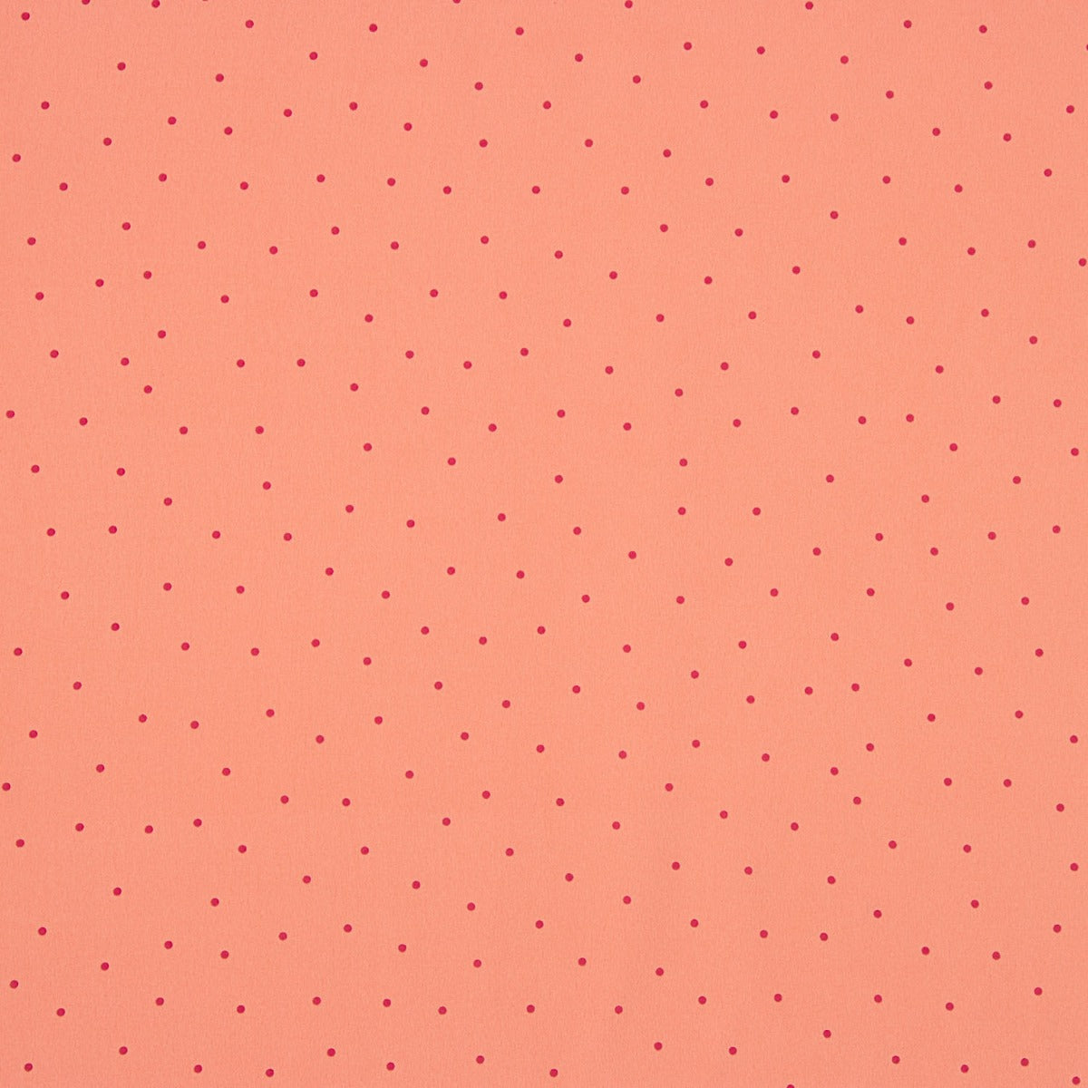 Polyester crêpé Great Drape Mini Polka Dots Coral - Ribes y Casals