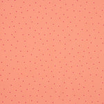 Polyester crêpé Great Drape Mini Polka Dots Coral - Ribes y Casals