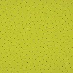 Polyester crêpé Grand drapé Mini pois Olive - Ribes y Casals