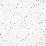 Crêpe Polyester Great Drape Mini Polka Dots Blanc - Ribes y Casals