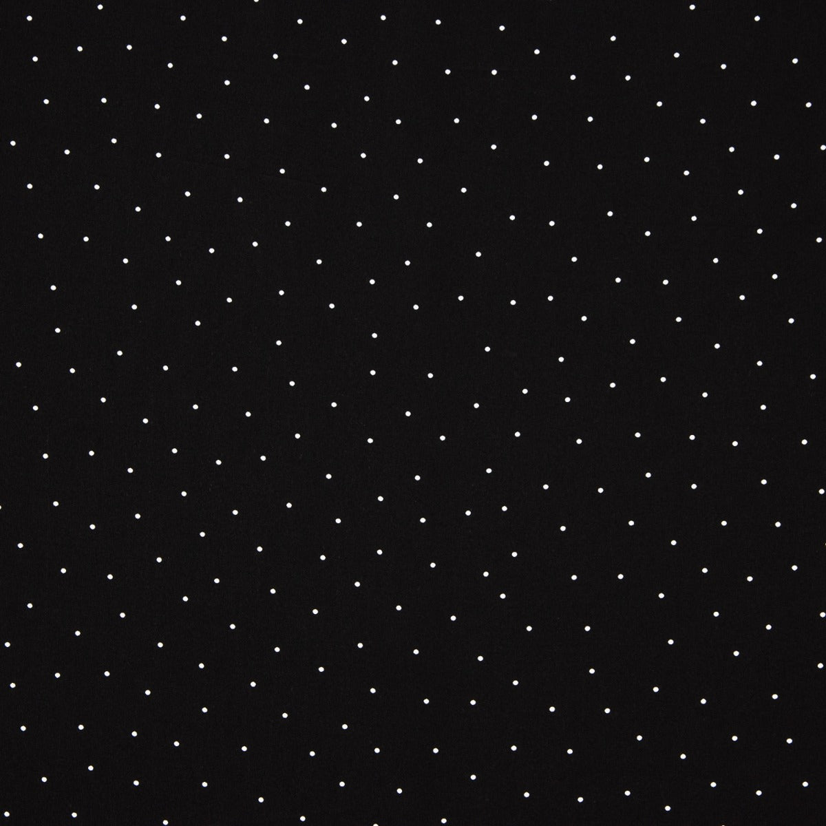 Polyester crêpé Great Drape Mini Polka Dots Noir - Ribes y Casals