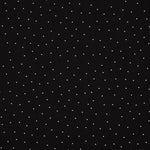 Polyester crêpé Great Drape Mini Polka Dots Noir - Ribes y Casals