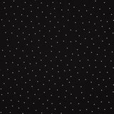 Polyester crêpé Great Drape Mini Polka Dots Noir - Ribes y Casals