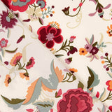 Polyester crêpé imprimé Mantón crème - Ribes y Casals