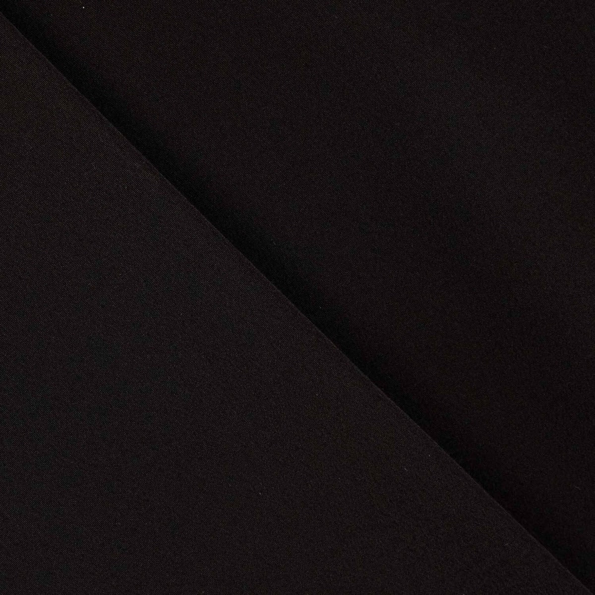 Crêpe polyester grand drapé noir - Ribes y Casals