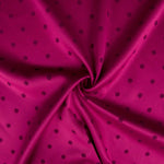 Jacquard bicolore à pois Fuchsia - Ribes y Casals