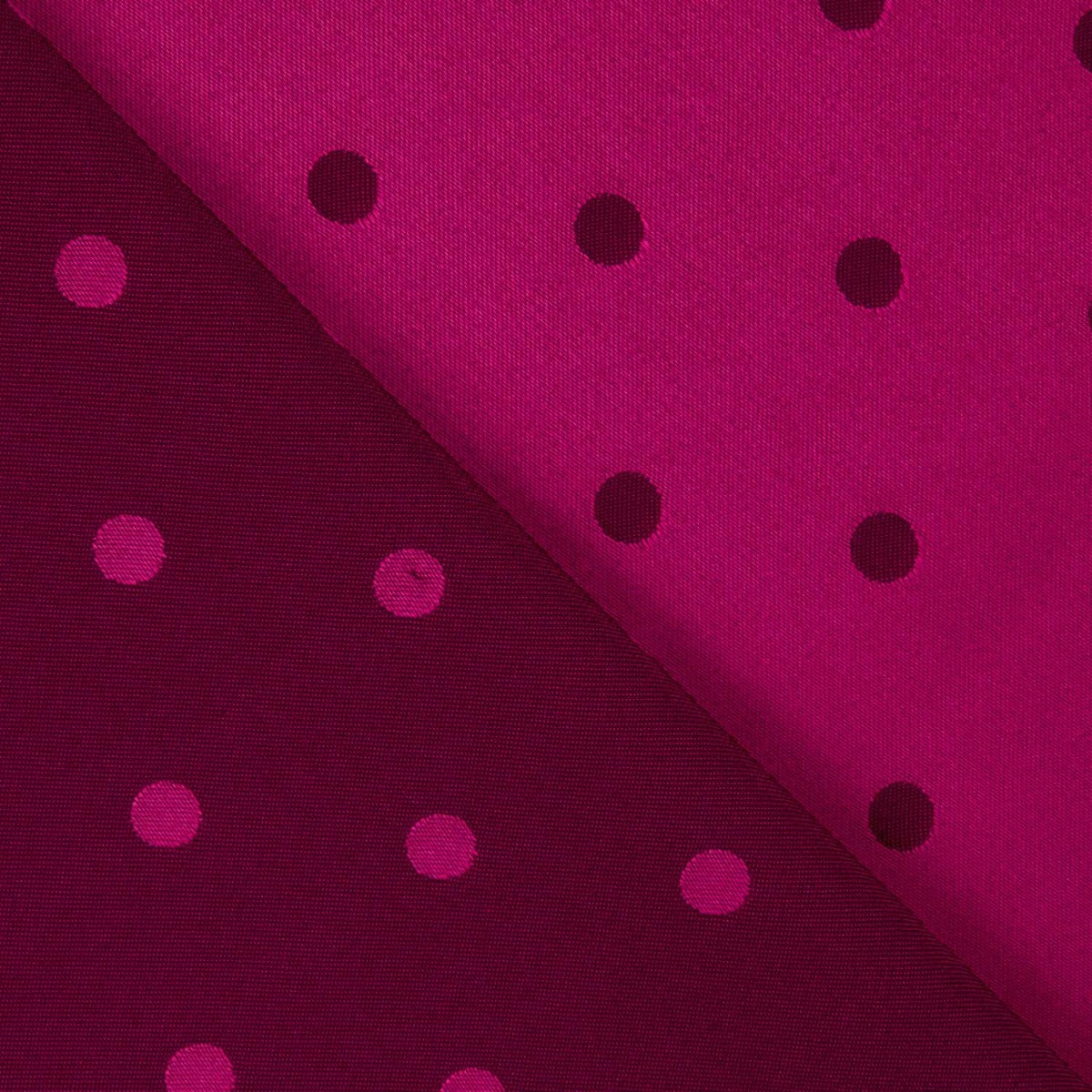 Jacquard bicolore à pois Fuchsia - Ribes y Casals