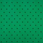 Jacquard bicolore à pois vert - Ribes y Casals