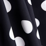 Popeline Flamenca à pois 3cm Noir/Blanc - Ribes y Casals