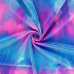 Tissu Lycra Tie-Dye avec Lurex Lilas - Ribes y Casals