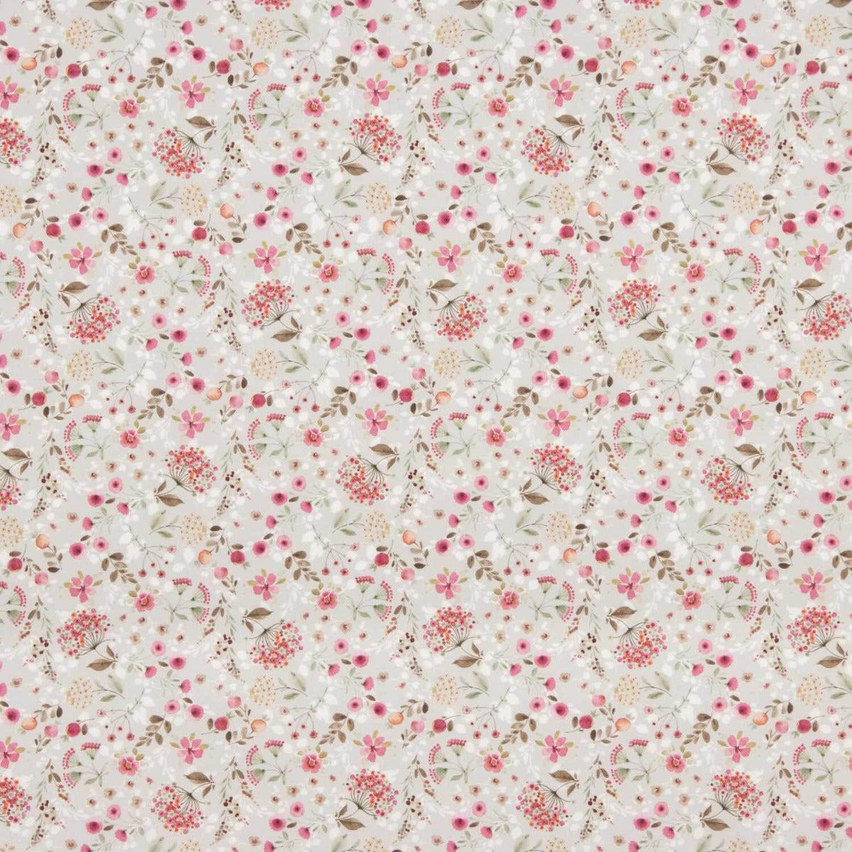 Coton viyella gris « Dream Flowers » - Ribes y Casals