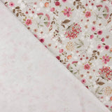 Coton viyella gris « Dream Flowers » - Ribes y Casals