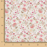 Coton viyella gris « Dream Flowers » - Ribes y Casals