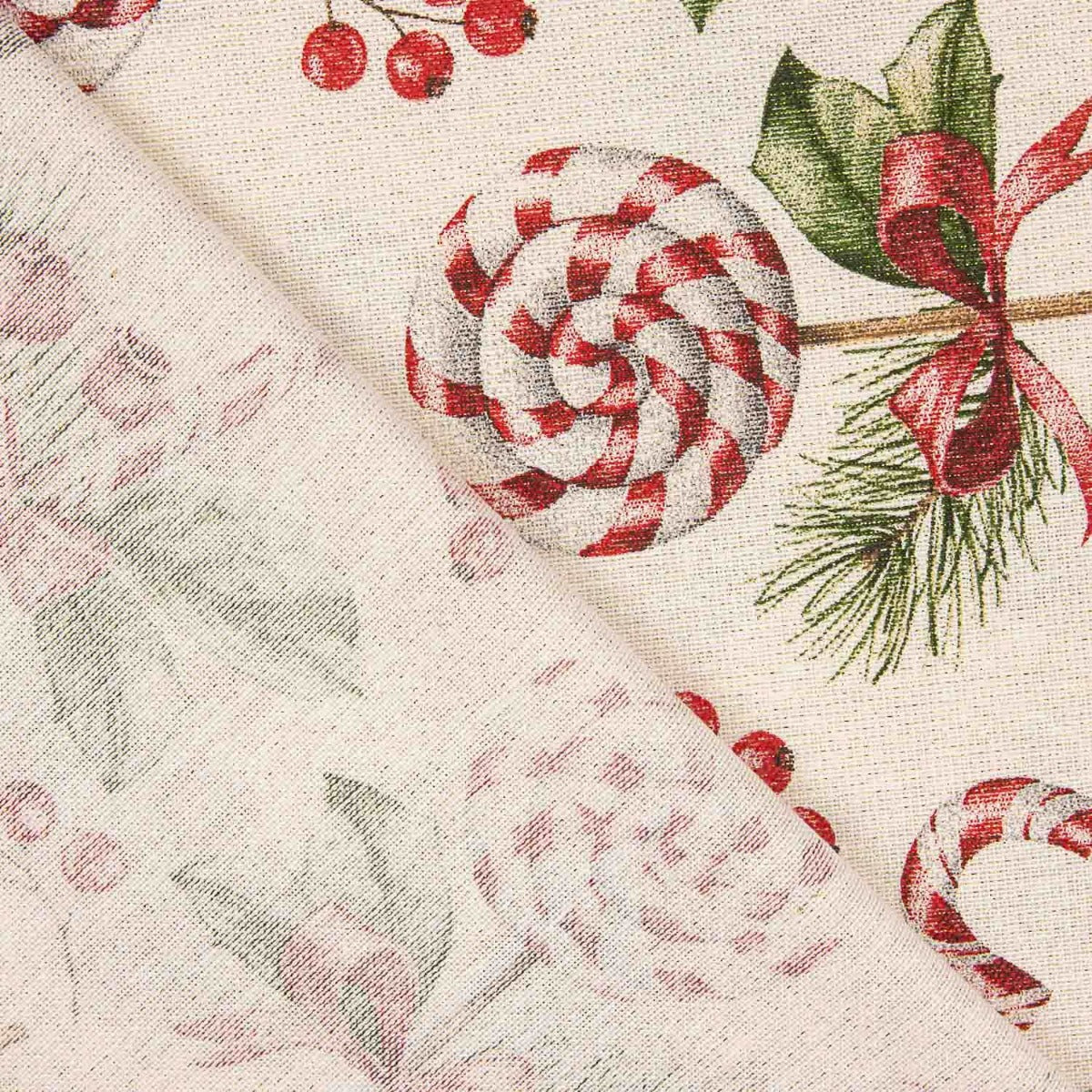 Loneta Navidad Dulces Lúrex Dorado - Ribes y Casals