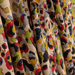 Jersey de viscose à imprimé animalier artistique multicolore - Ribes y Casals