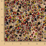 Jersey de viscose à imprimé animalier artistique multicolore - Ribes y Casals