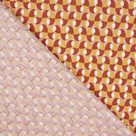 Percale Coton Rétro Ocre-Rose - Ribes y Casals