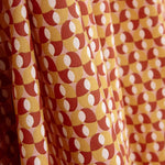 Percale Coton Rétro Ocre-Rose - Ribes y Casals